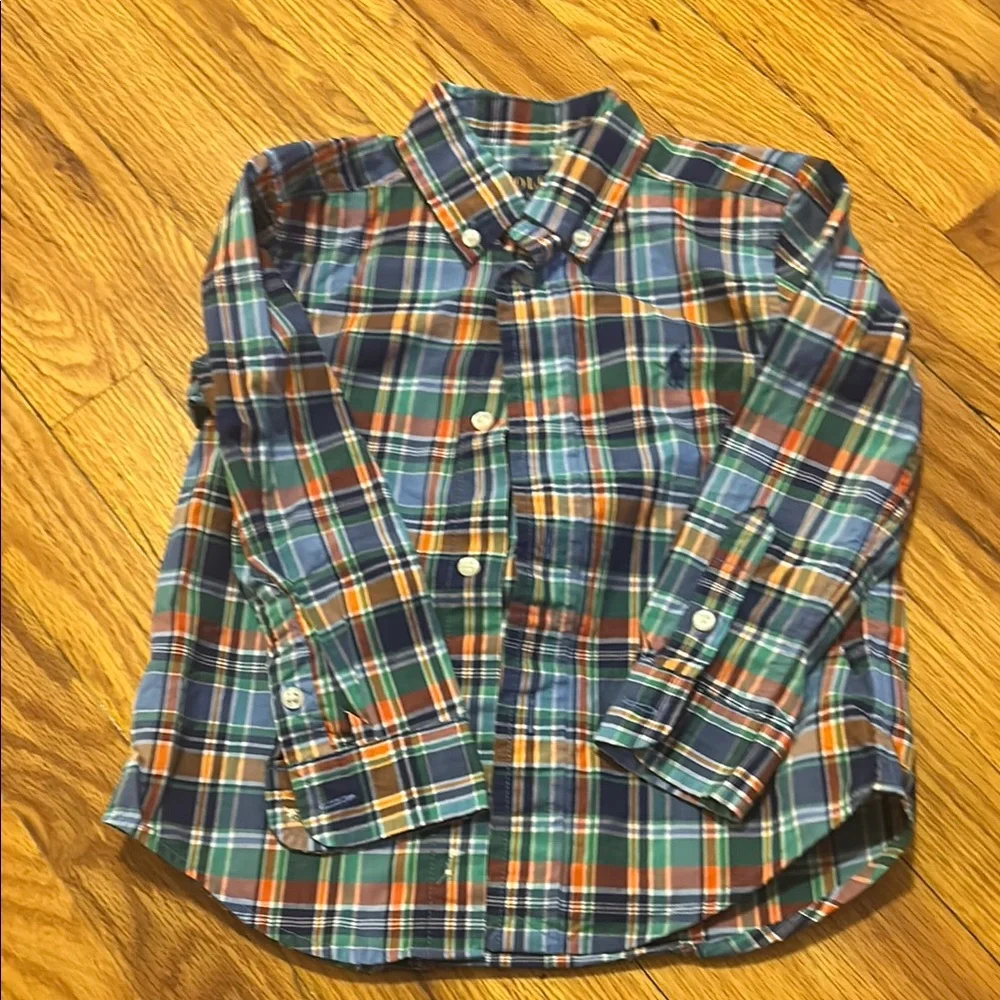 Plaid Button-Up Shirt - Picture 1 of 1